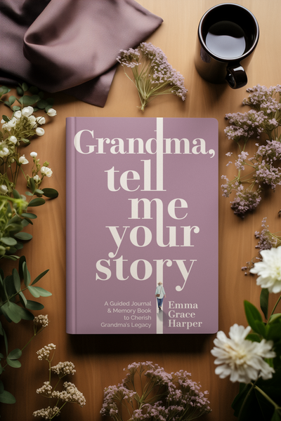 Grandma, Tell Me Your Story: A Grandmother's Guided Journal & Memory Keepsake Book to Share Her Life Story, Memories & Love, Grandma Gifts