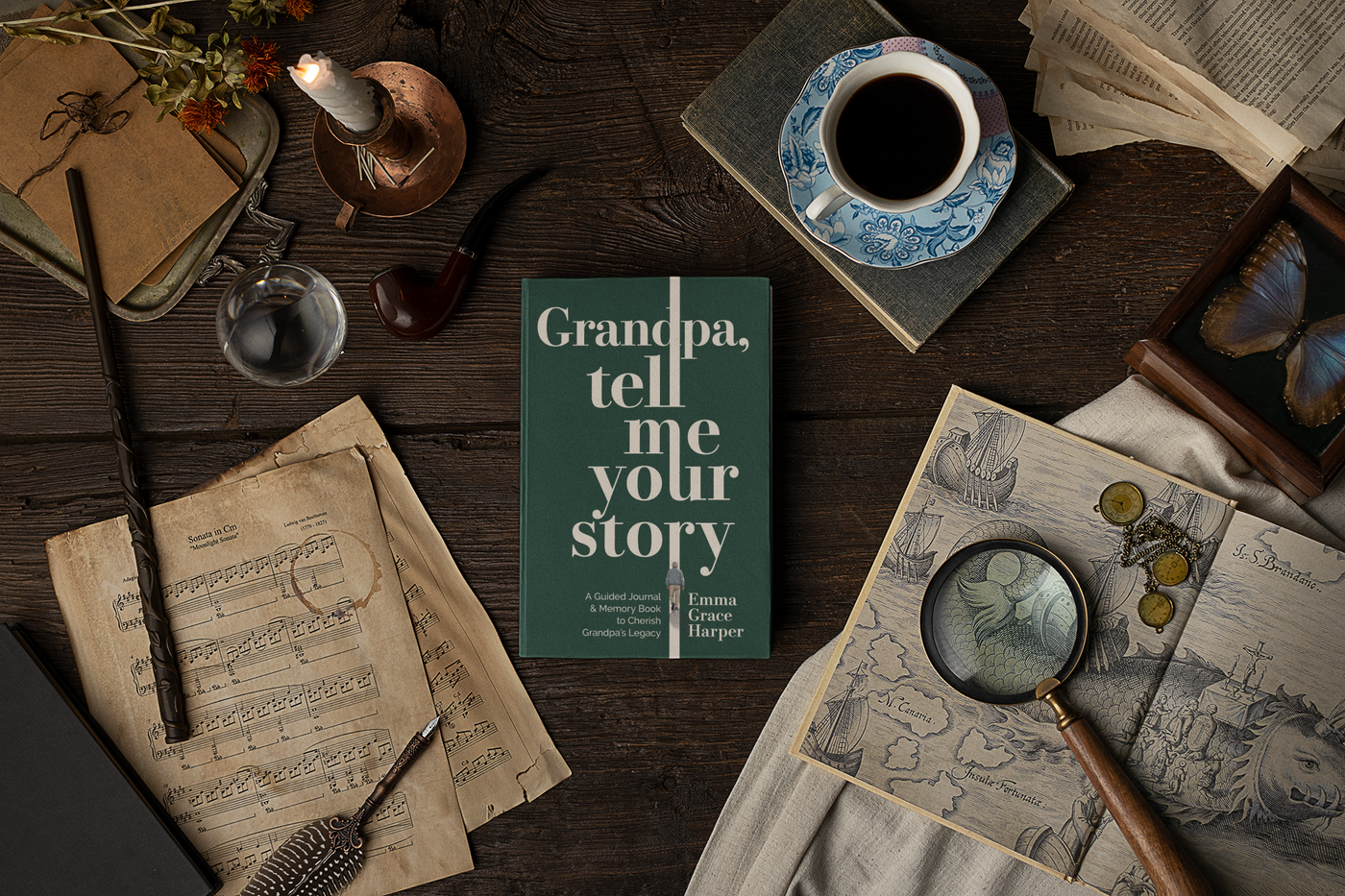 Grandpa, Tell Me Your Story: A Guided Journal and Memory Book to Cherish Grandpa's Legacy, Gifts for Grandpa